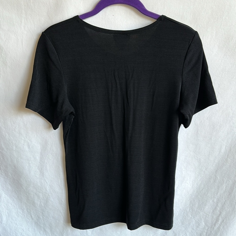 Western Connection short sleeve black top, size M - Picture 4 of 7